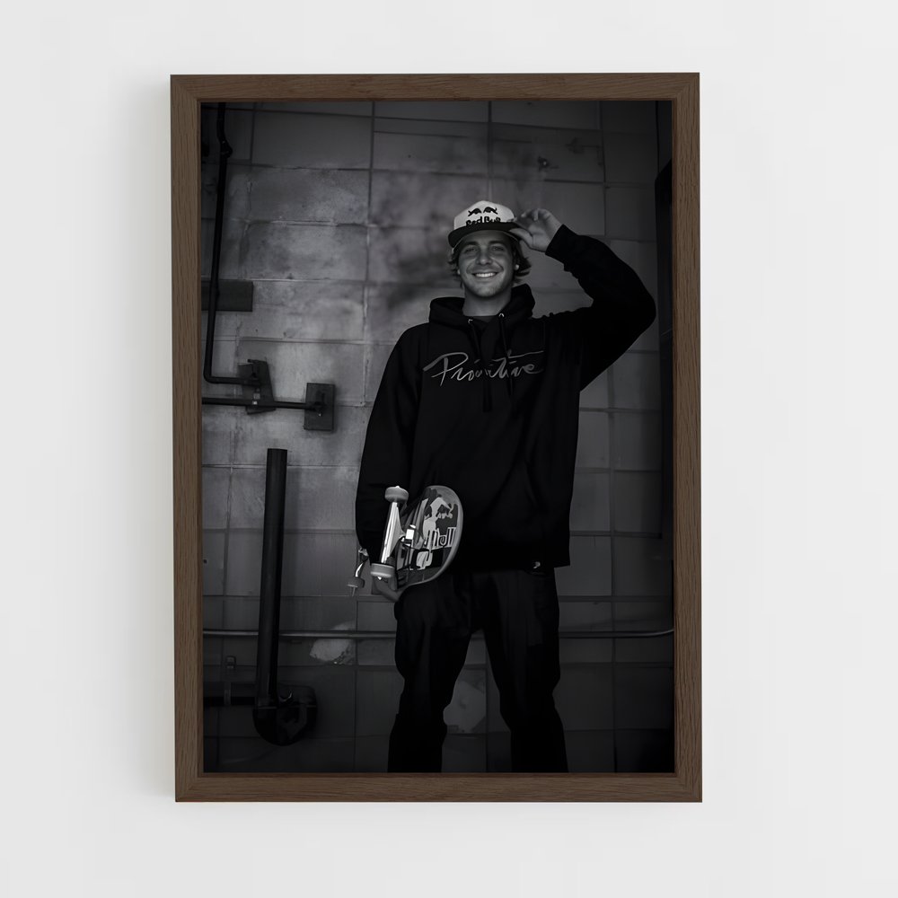 Poster Skate et Ombre – affiche Skateboard (vue 5)
